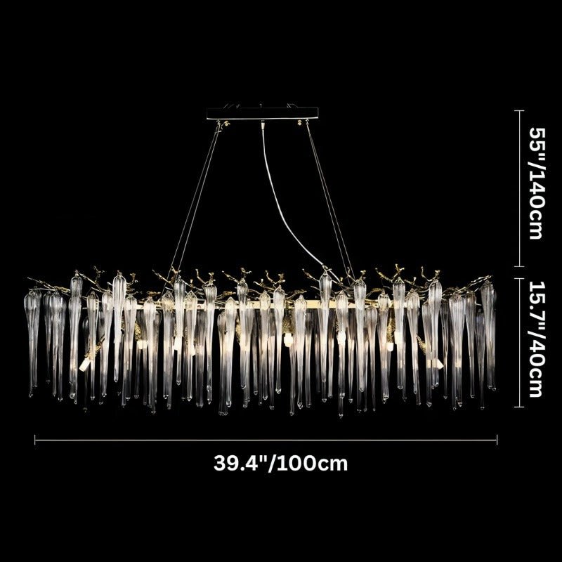 Glere Rectangular Chandelier