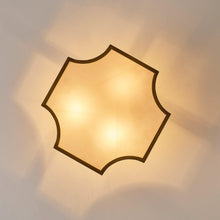 Carregar imagem no visualizador da galeria, Golden LED Semi Flush Mount Ceiling Light
