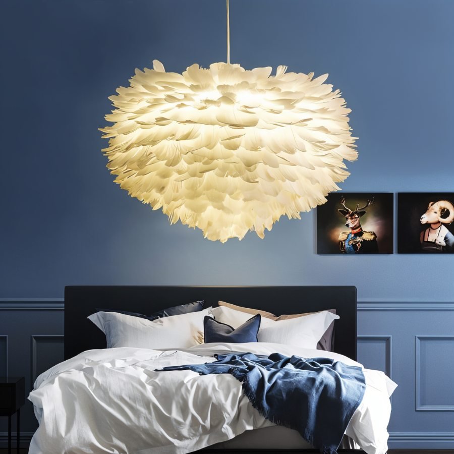 Goose Feather Pendant Light