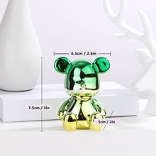 Cargar imagen en el visor de la galería, Gradient Mini Art Bear Figurine
