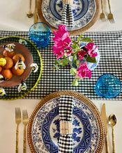 Load image into Gallery viewer, Gingham Check Yarn Dyed Table Runner
