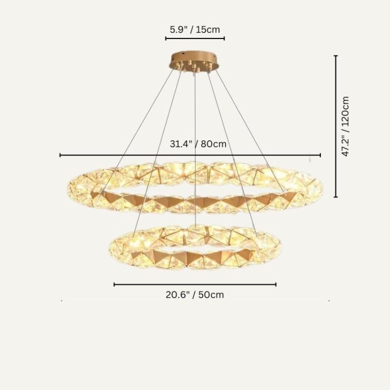 Gratian 2-Tiered Chandelier