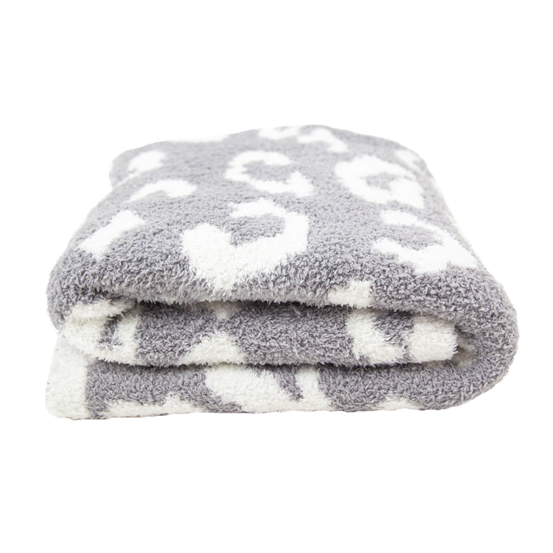 Luxe Animal Print Throw Blanket