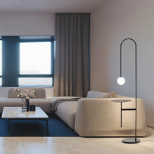 Load image into Gallery viewer, Gurnal Floor Lamp with Side Table
