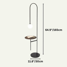 Load image into Gallery viewer, Gurnal Floor Lamp with Side Table
