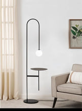 Load image into Gallery viewer, Gurnal Floor Lamp with Side Table
