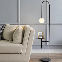 Load image into Gallery viewer, Gurnal Floor Lamp with Side Table
