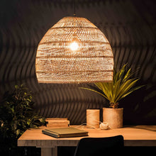 Cargar imagen en el visor de la galería, Handmade Rattan Pendant Light
