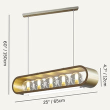 Cargar imagen en el visor de la galería, Hayat Linear Chandelier
