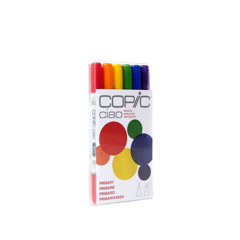 COPIC Ciao Marker 6pc Primary