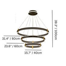 Cargar imagen en el visor de la galería, Iabet Round Chandelier
