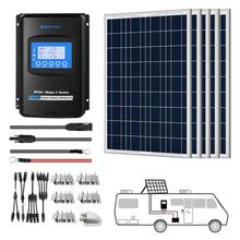 Load image into Gallery viewer, ACOPOWER 12V  Polycrystalline Solar RV Kits + MPPT / PWM Charge Controller
