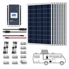 Cargar imagen en el visor de la galería, ACOPOWER 12V  Polycrystalline Solar RV Kits + MPPT / PWM Charge Controller
