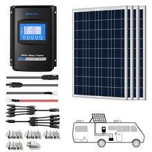 Load image into Gallery viewer, ACOPOWER 12V  Polycrystalline Solar RV Kits + MPPT / PWM Charge Controller
