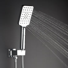 Carregar imagem no visualizador da galeria, Shower Faucet Set System Ceiling Shower Faucets Sets Complet with Rough-in Valve, 10 Inches High Pressure Rain Shower Head and Handheld
