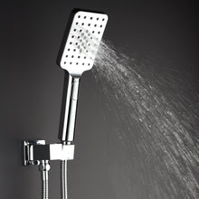 Carregar imagem no visualizador da galeria, Shower Faucet Set System Ceiling Shower Faucets Sets Complet with Rough-in Valve, 10 Inches High Pressure Rain Shower Head and Handheld
