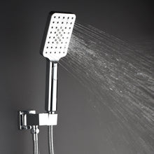 Carregar imagem no visualizador da galeria, Shower Faucet Set System Ceiling Shower Faucets Sets Complet with Rough-in Valve, 10 Inches High Pressure Rain Shower Head and Handheld
