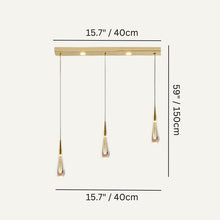 Carregar imagem no visualizador da galeria, Drop Linear Chandelier
