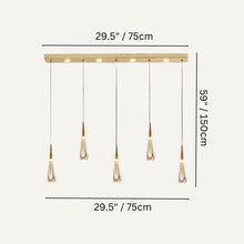 Carregar imagem no visualizador da galeria, Drop Linear Chandelier
