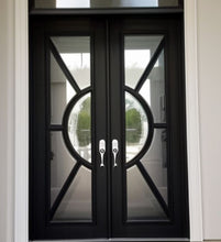 Carregar imagem no visualizador da galeria, Kronos Double Iron Doors - Dark Bronze
