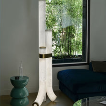 Load image into Gallery viewer, Kanon Alabaster Floor Lamp
