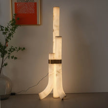 Load image into Gallery viewer, Kanon Alabaster Floor Lamp
