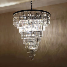 Cargar imagen en el visor de la galería, Kimasu Tiered Round Chandelier
