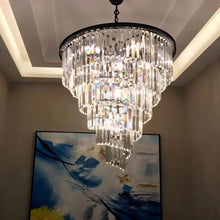 Load image into Gallery viewer, Kimasu Tiered Round Chandelier
