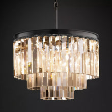 Load image into Gallery viewer, Kimasu Tiered Round Chandelier
