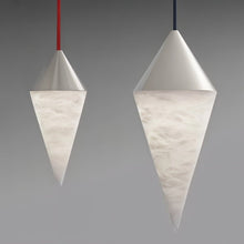 Carregar imagem no visualizador da galeria, Konos Alabaster Pendant Light
