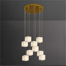 Carregar imagem no visualizador da galeria, Kybos Alabaster Chandelier Light
