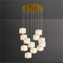 Carregar imagem no visualizador da galeria, Kybos Alabaster Chandelier Light
