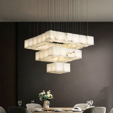 Carregar imagem no visualizador da galeria, Kybos Alabaster Chandelier Light
