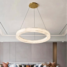 Cargar imagen en el visor de la galería, Kyklos Alabaster Chandelier Light
