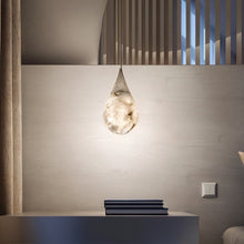 Cargar imagen en el visor de la galería, Lacrima Alabaster Pendant Light
