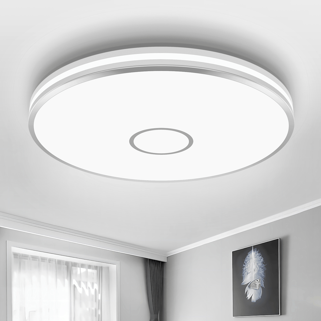 Upgrade Your Space with an Ultra-Bright 15-Inch Square LED Flush Mount Ceiling Light - 40W, 3800 Lumens, 5000K Daylight, Energy-Efficient, and IP44 Waterproof for Versatile, Sleek Design