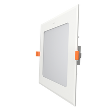 Load image into Gallery viewer, 6 Inch Slim Flat Panel Square LED Downlight 5CCT 2700K-6000K Tunable 12W 900lm White ETL Listed
