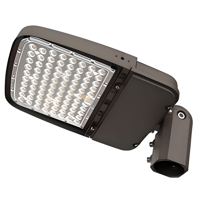 240 Watt Tunable LED Shoebox Light for Parking Lots | 100-277V AC, 5000K, Up to 180lm/w  Dusk to Down Photocell Slip Fitter Mount