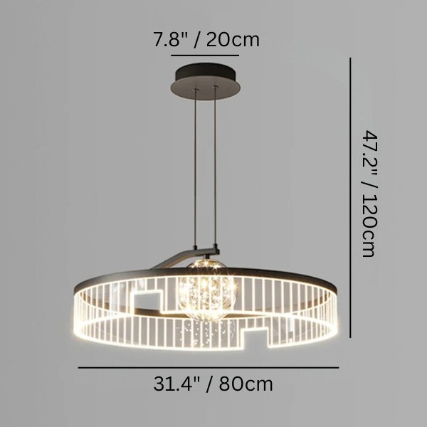 Leoht Round Chandelier