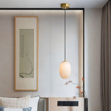 Load image into Gallery viewer, Lithos Alabaster Pendant Light
