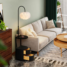 Load image into Gallery viewer, Lomine Floor Lamp with Side Table
