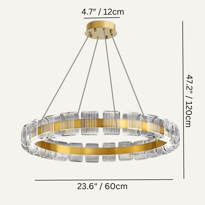 Luminique Round Chandelier