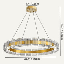 Cargar imagen en el visor de la galería, Luminique Round Chandelier
