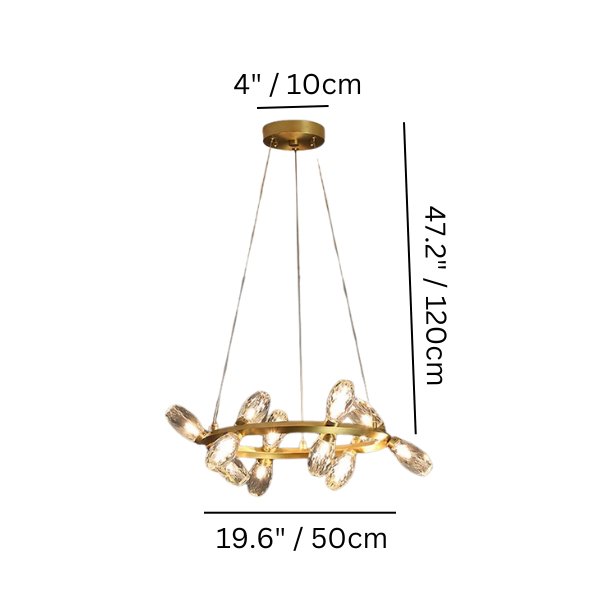 Lusavor Round Chandelier