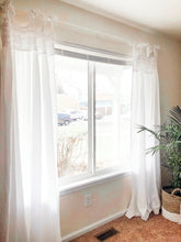 Load image into Gallery viewer, Lydia Ruffle Window Curtain Panel Set
