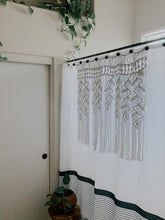 Load image into Gallery viewer, Boho Macrame Leaf Cotton Valance
