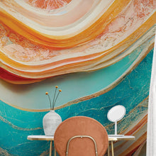 Cargar imagen en el visor de la galería, Colorful Marble Slate Wallpaper Mural. #6737
