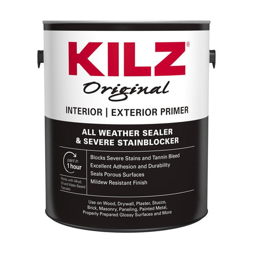 MASTERCHEM INDUSTRIES Primer KILZ White Matte Oil-Based Alkyd Oil Primer 1 gal 051652010107