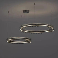 Carregar imagem no visualizador da galeria, Menorah Round Chandelier
