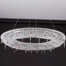 Cargar imagen en el visor de la galería, Micans Round Crystal Chandelier
